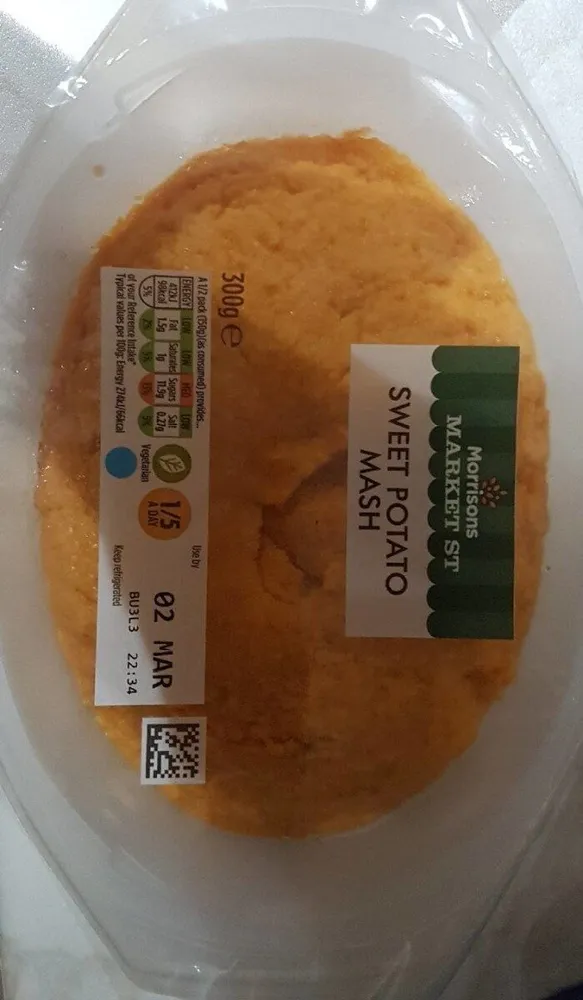 Sweet potato mash