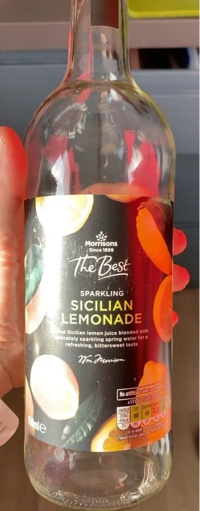 Sparkling sicilian lemonade