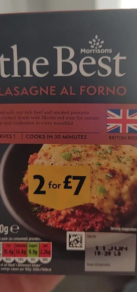 the best Lasagna Al Forno