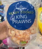 Cooked king prawns