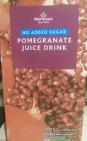 Pomegranate juice drink