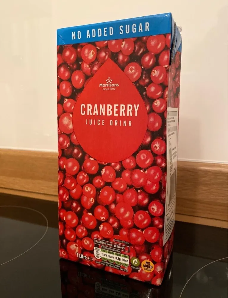 Cranberry juice drink
