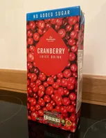 Cranberry juice drink