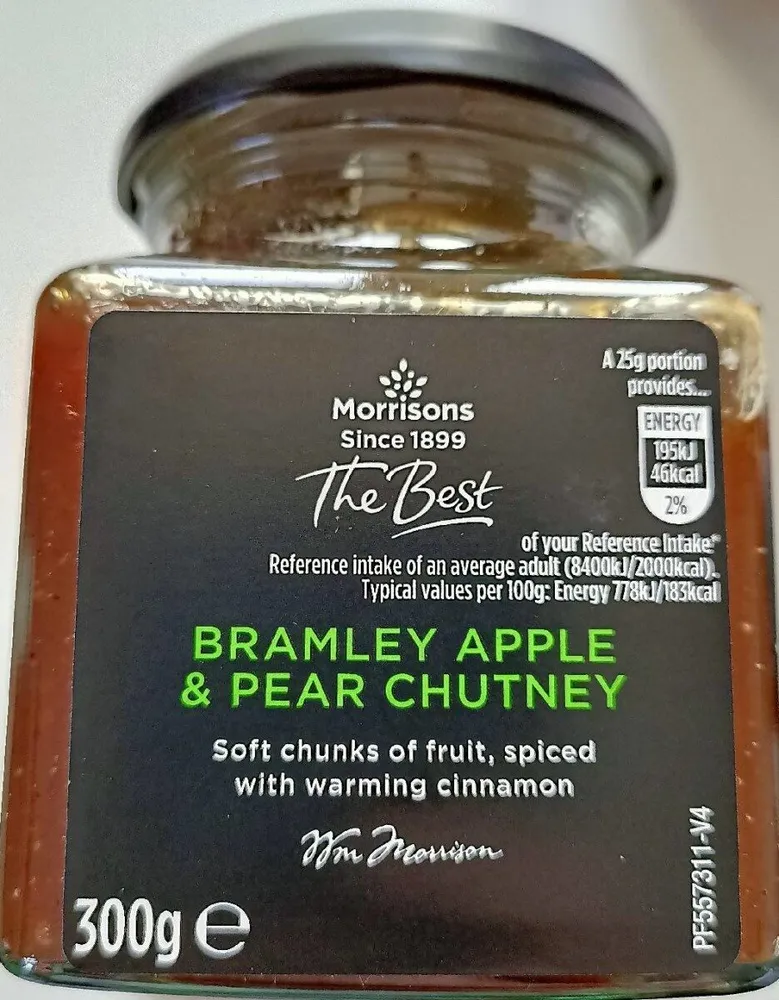Bramley apple & pear chutney