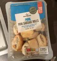 Pork mini sausage rolls
