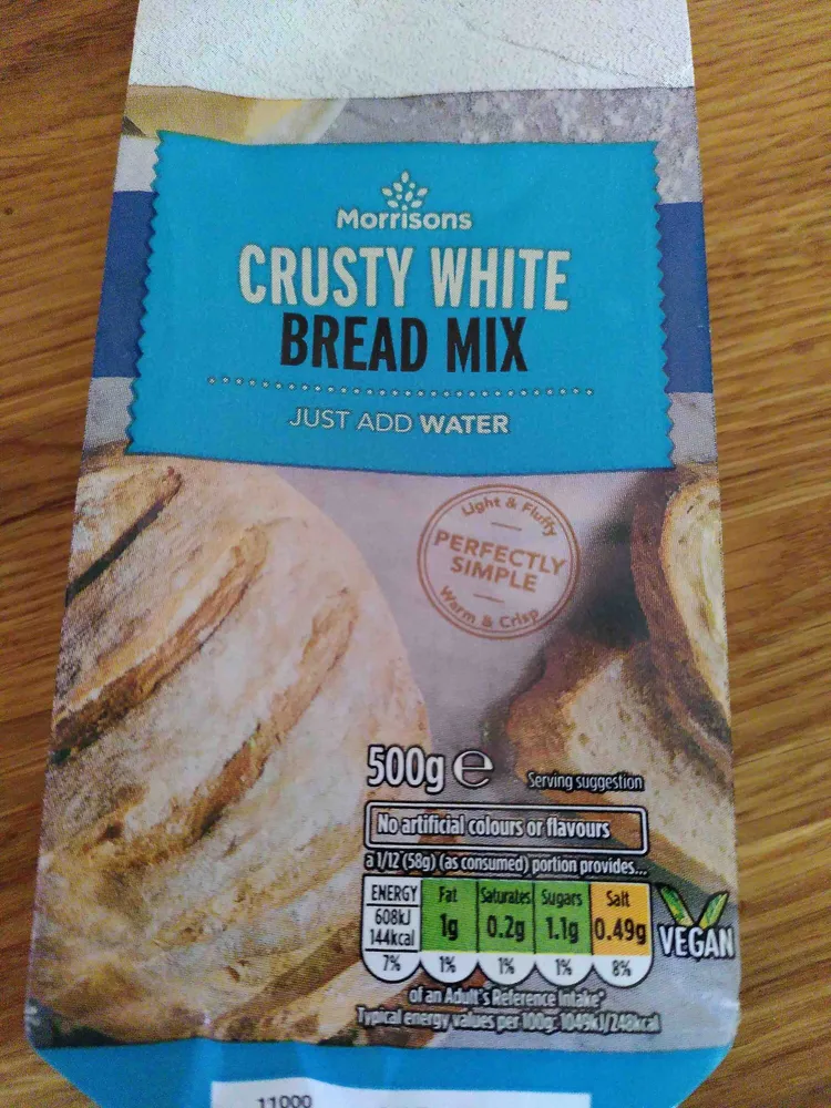 Crusty white bread mix