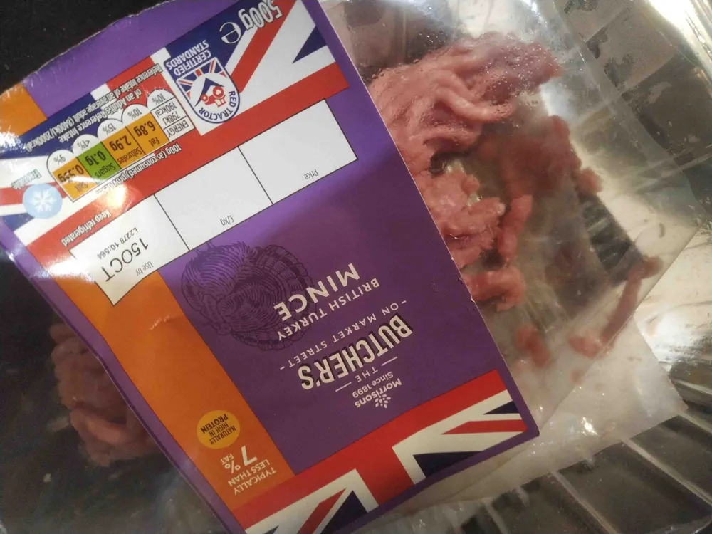 Turkey mince 7%