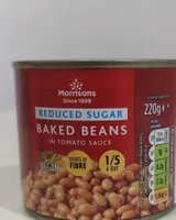 Reduced sugar baked beans