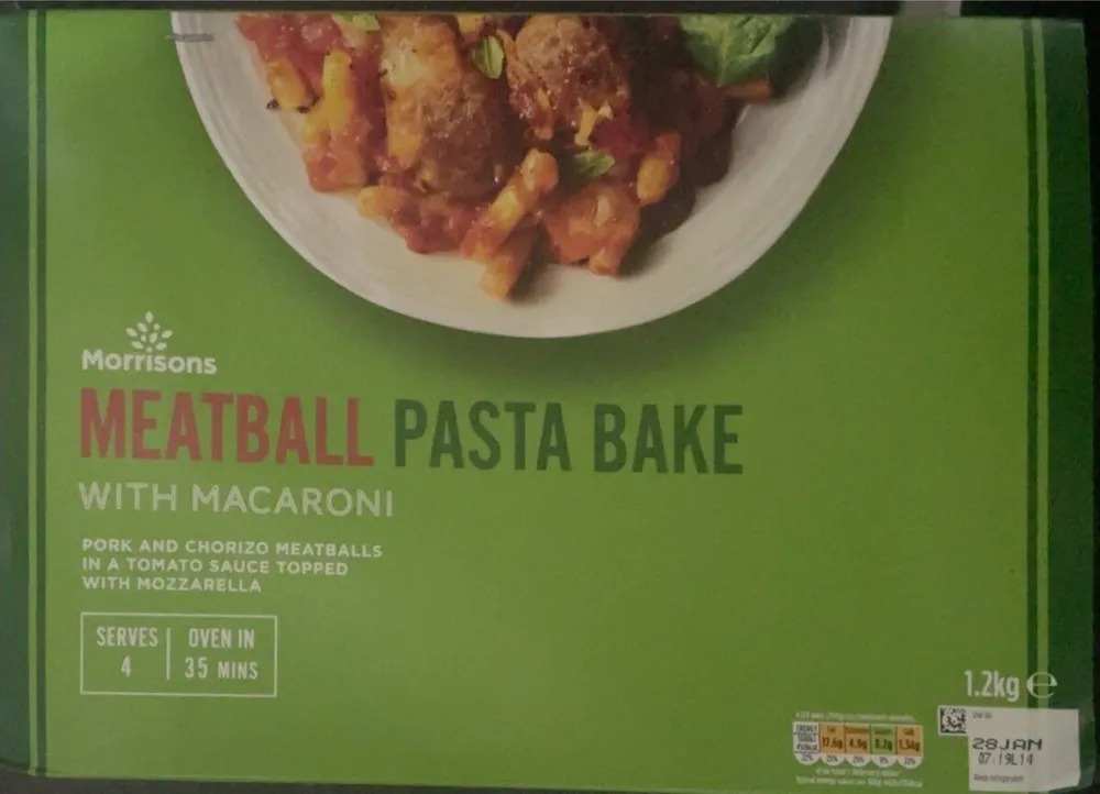 Meatball Pasta Bake