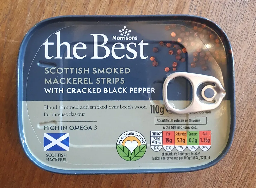 Scottish Moked Mackerel Strips