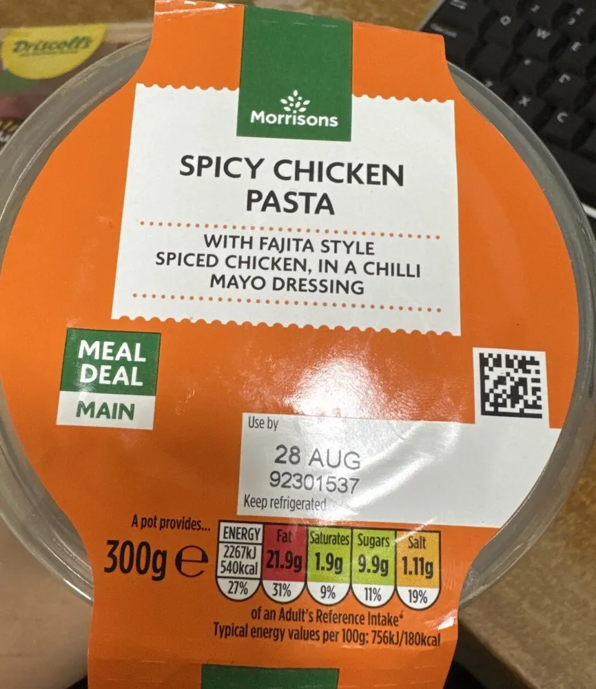 spicy chicken pasta