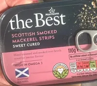 The best Scottish smoked mackerel strips sweet cured