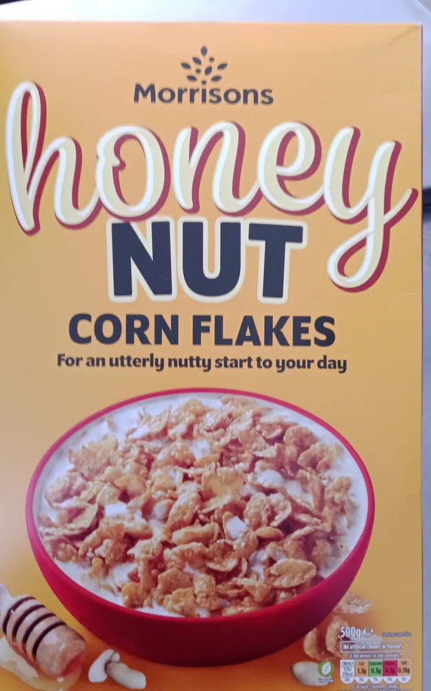 Morrisons honey nut corn flakes