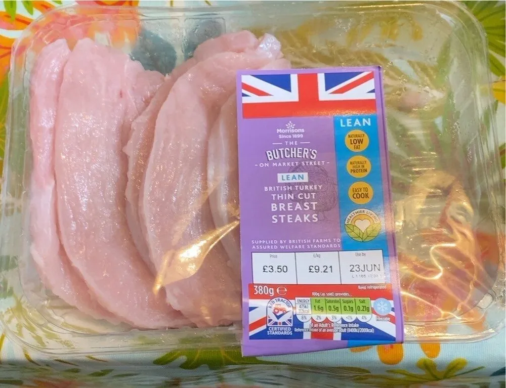 Thin Cut British Turkey Breast Steaks