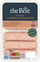 Thick British Cumberland sausages