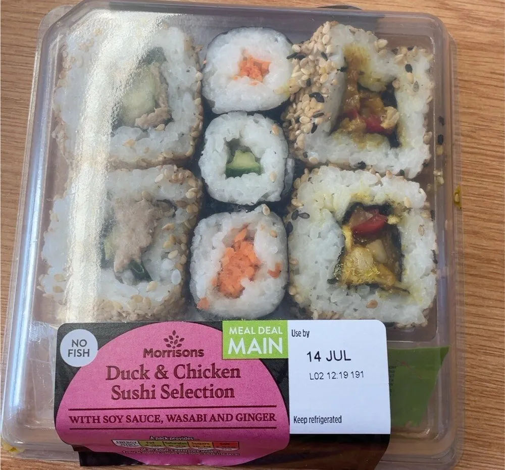 Duck & Chicken Sushi Selection