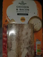 Chicken and bacon on malted bread