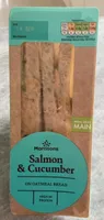 Salmon and Cucumber sandwich
