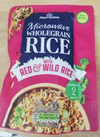 Microwave wholegrain rice With Red and Wild Rice