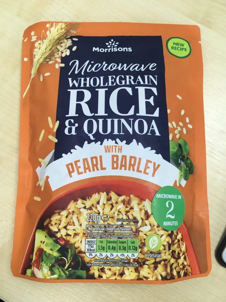 Wholegrain rice with pearl barley