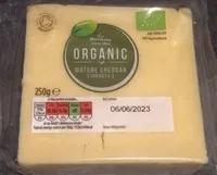 Organic mature cheddar strength 3
