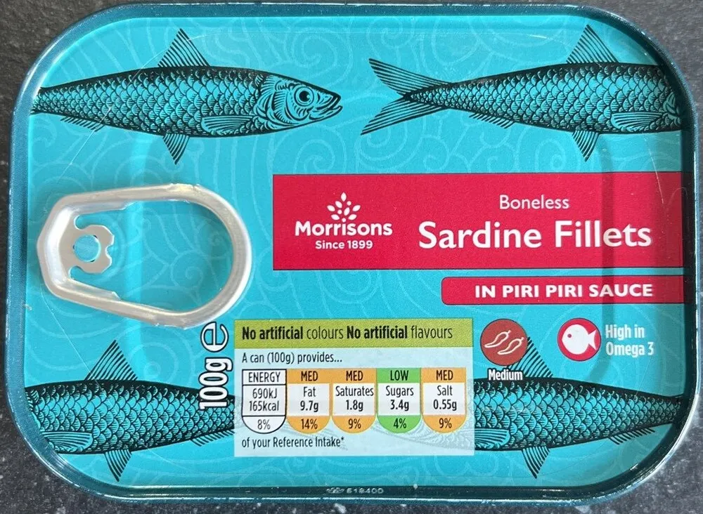 Sardine Fillets In Peri Peri Sauce