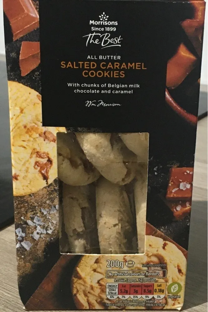 Salted caramel cookies