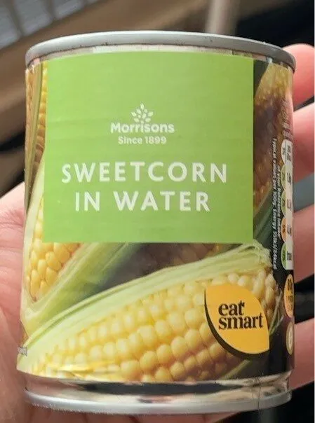 Sweetcorn in water