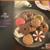 Chocolate biscuit selection