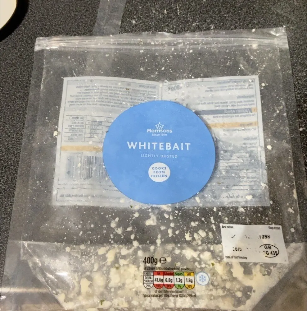 Whitebait lightly dusted