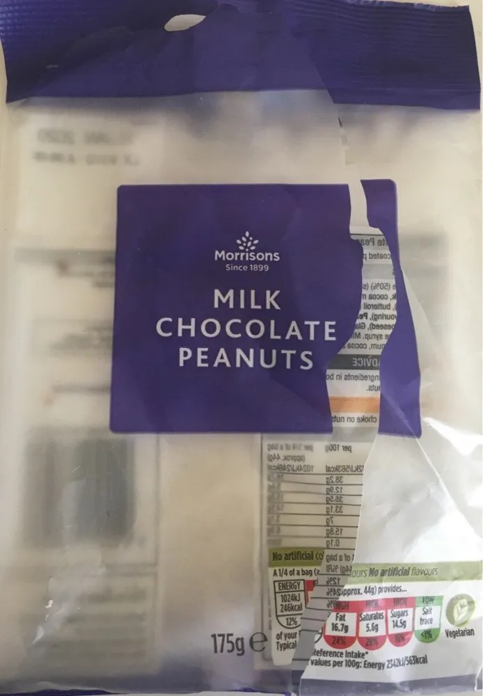Milk chocolate peanuts