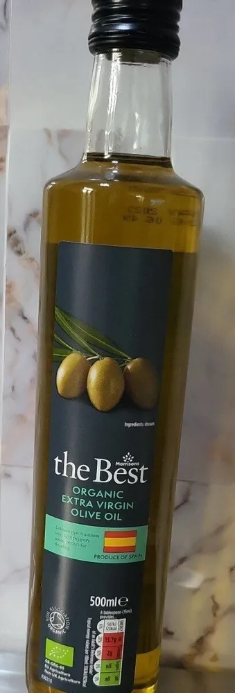 Morrisons the best organic extra Virginia olive oil