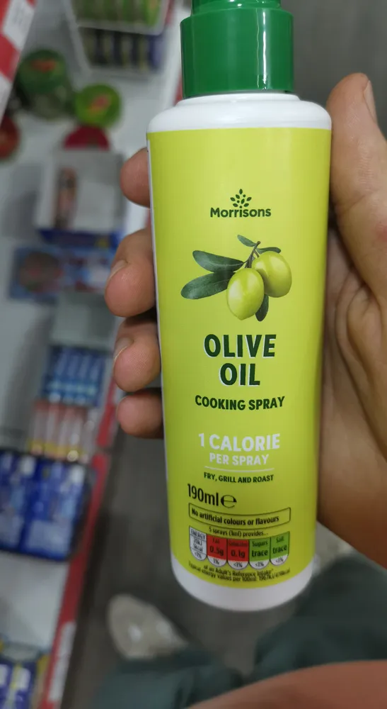 Olive oil cooking spray