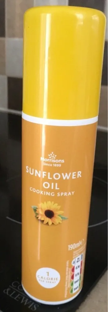 Sunflower oil spray