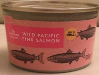 Wild pacific pink salmon
