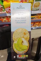 Mor Scalloped Sea Salt Crackers 185g