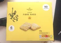 Lemon fibre bars