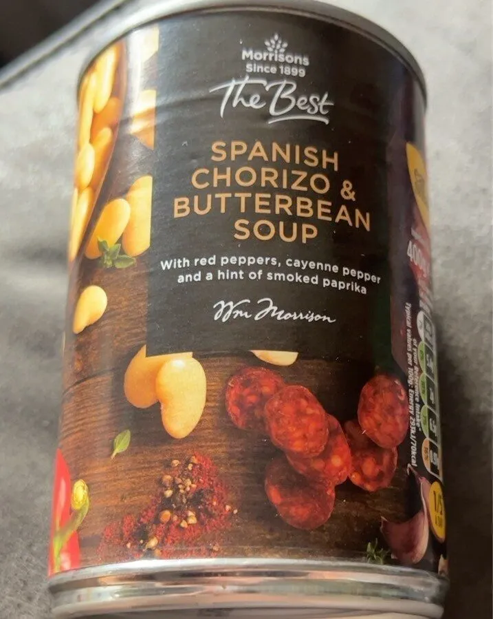 Spanish chorizo & butterbean soup
