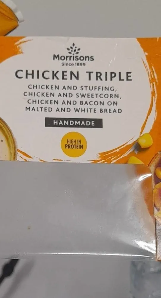 Chicken triple sandwich