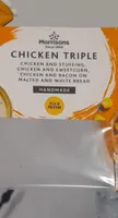 Chicken triple sandwich