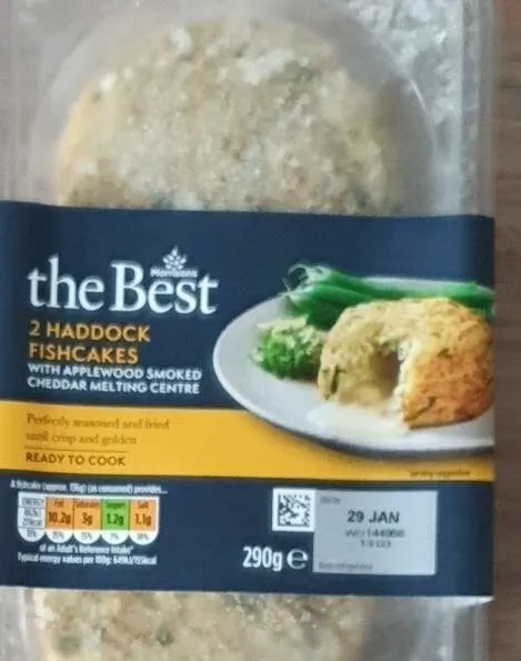 The Best 2 Haddock Fishcakes