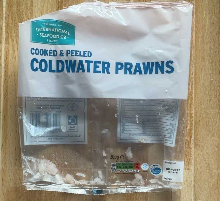 Cooked & Peeled coldwater Prawns