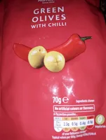 Green olives with chilli