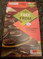 Cocoa and Vanilla cream wheels
