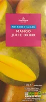 Mango juice drink