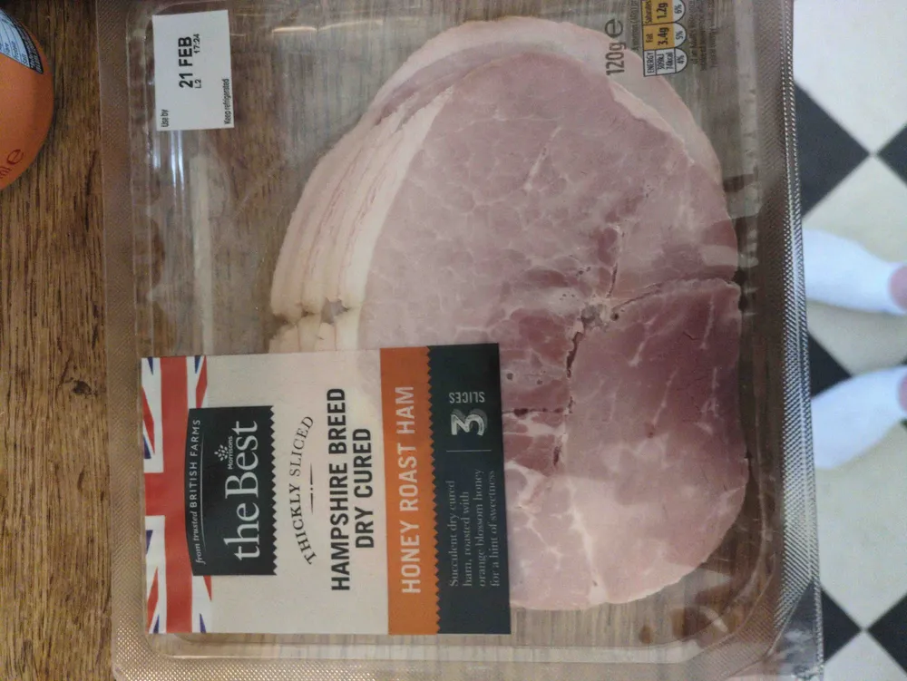 Hampshire breed cured ham