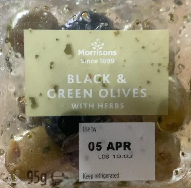 Black & Green Olives With Herbs