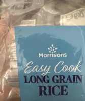 White easy cook rice