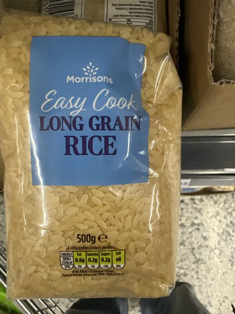 Long Grain Rice By Morrisons