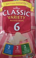 Salt and Vinegar Flavour Crisps